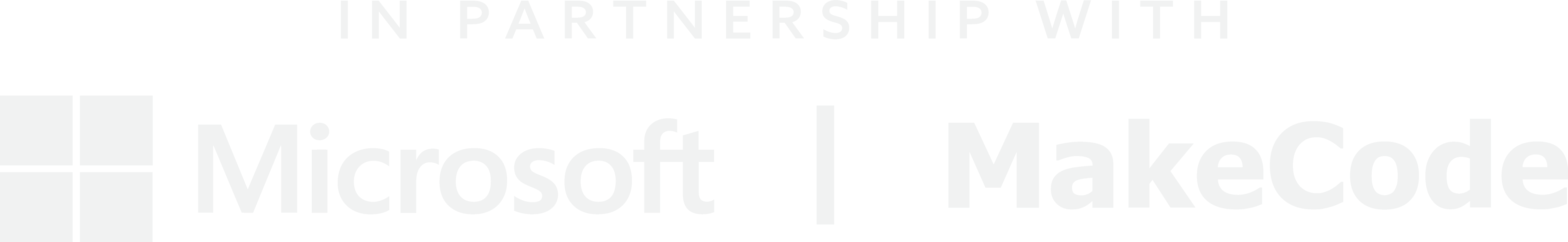 MakeCode white logo